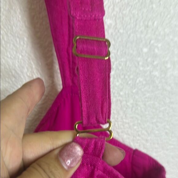 Aqua Fuchsia Sleeveless Dress - Picture 8 of 8